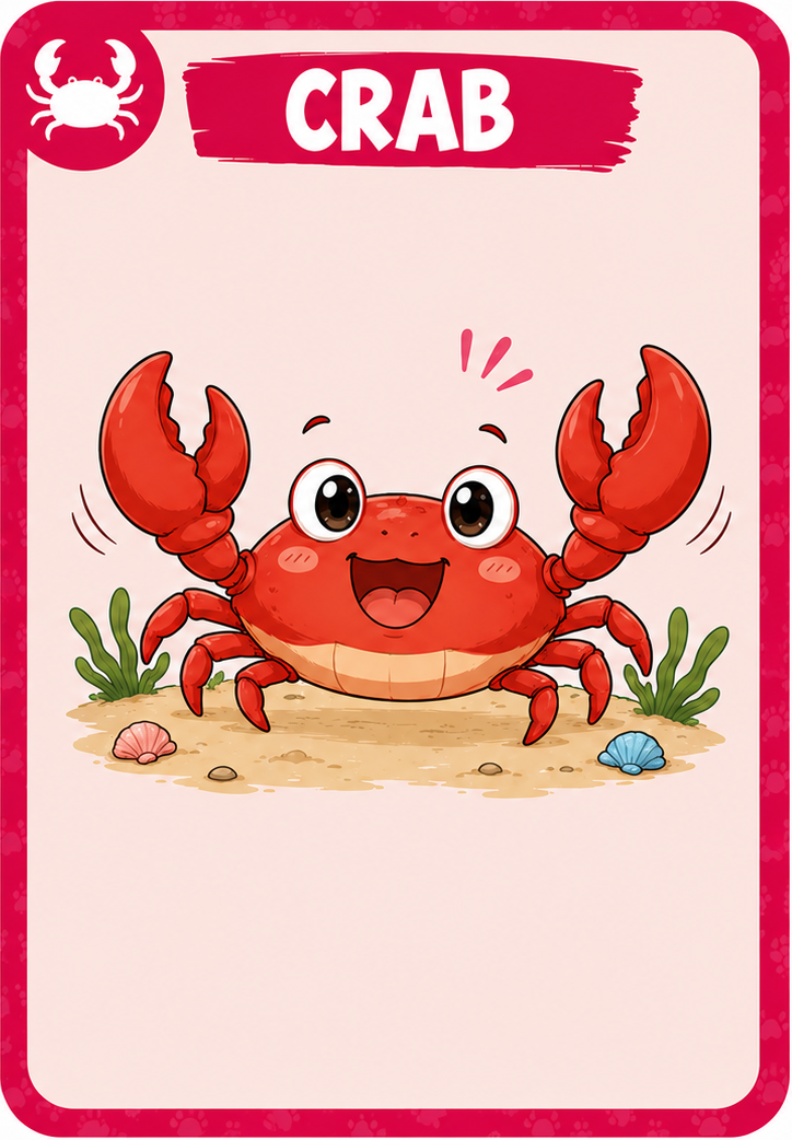 Crab Animal Attack card