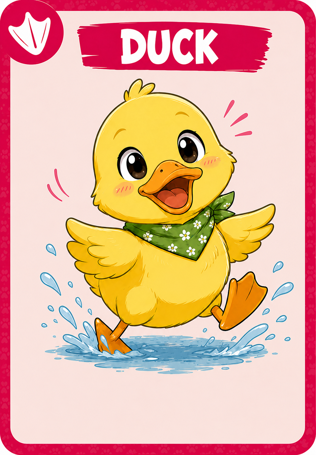 Duck Animal Attack card